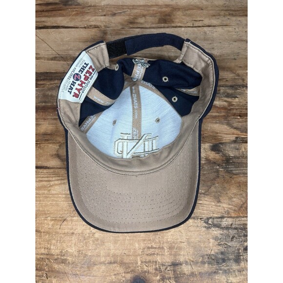 Zephyr Notre Dame Strap back Hat The Z Hat Fighting Irish Blue Gold NCAA Navy - Picture 5 of 6